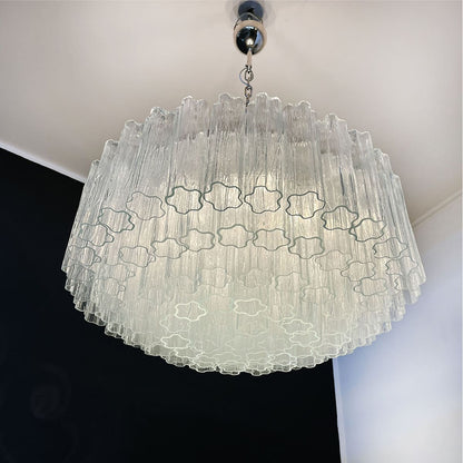 Murano Tubes Chandelier 33"