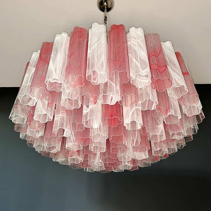 Murano Tubes Chandelier 33"
