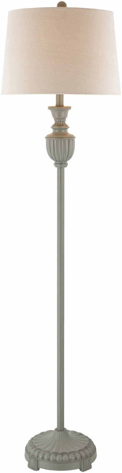 Nelspruit Gray Resin Floor Lamp - Clearance
