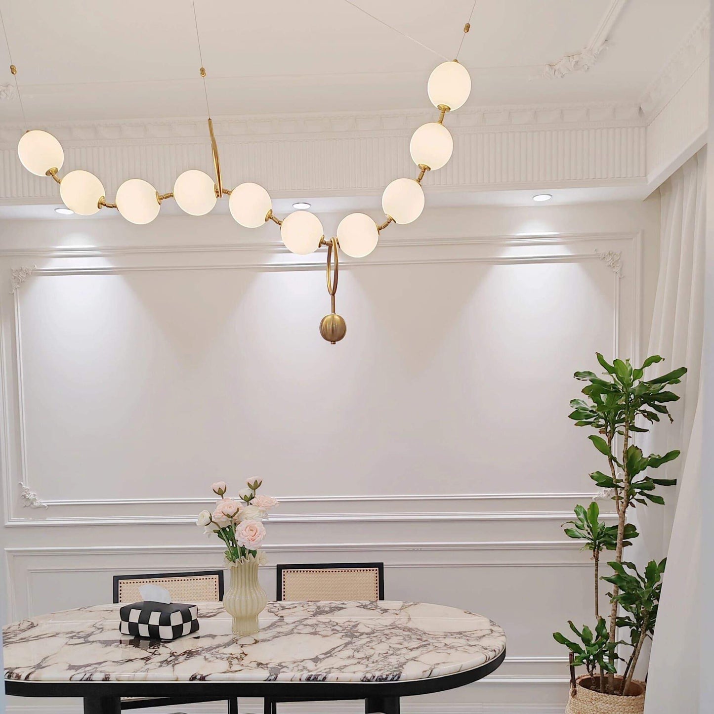 Necklace Pearl Chandelier
