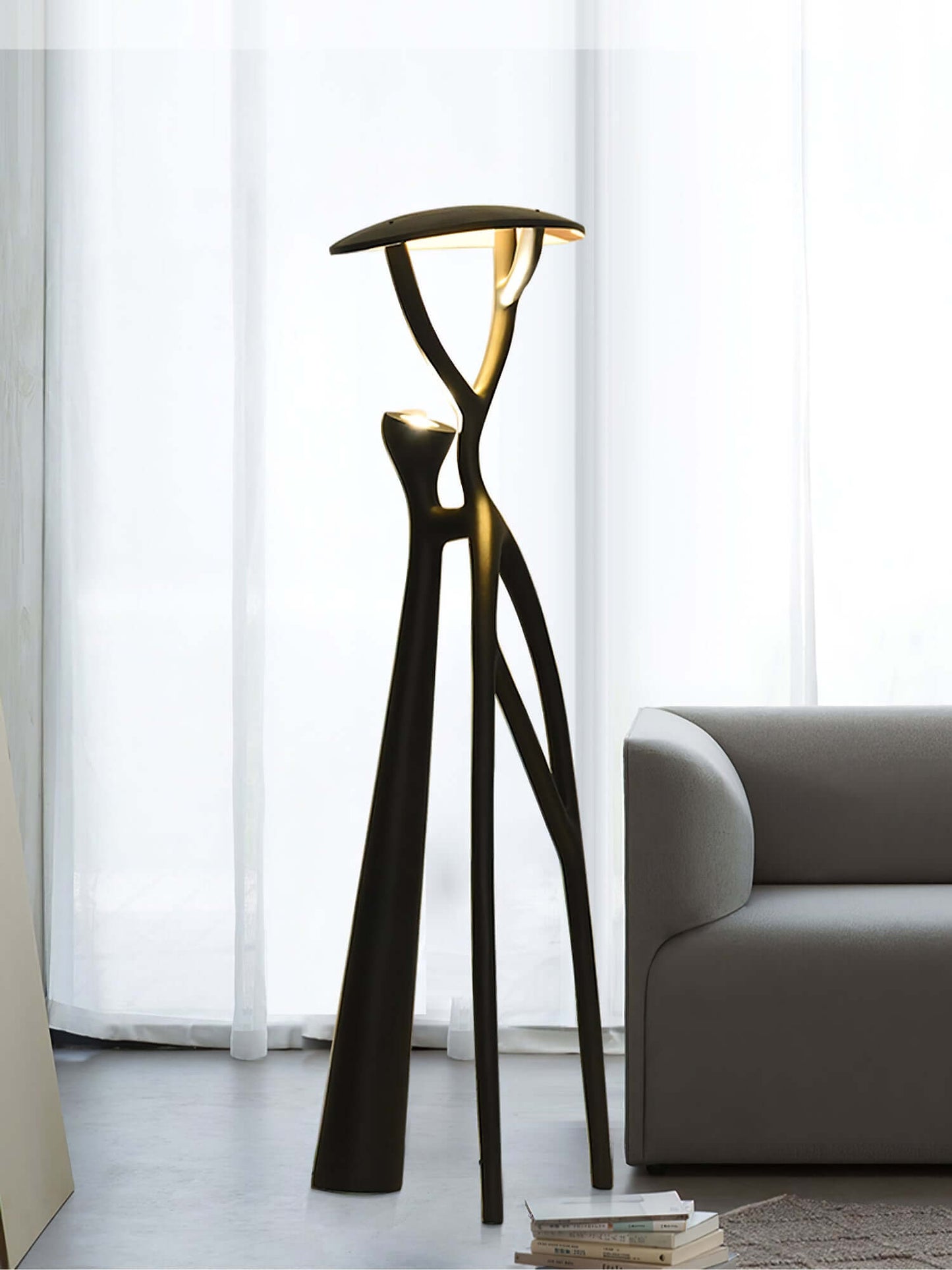 Nivaro Resin Floor Lamp