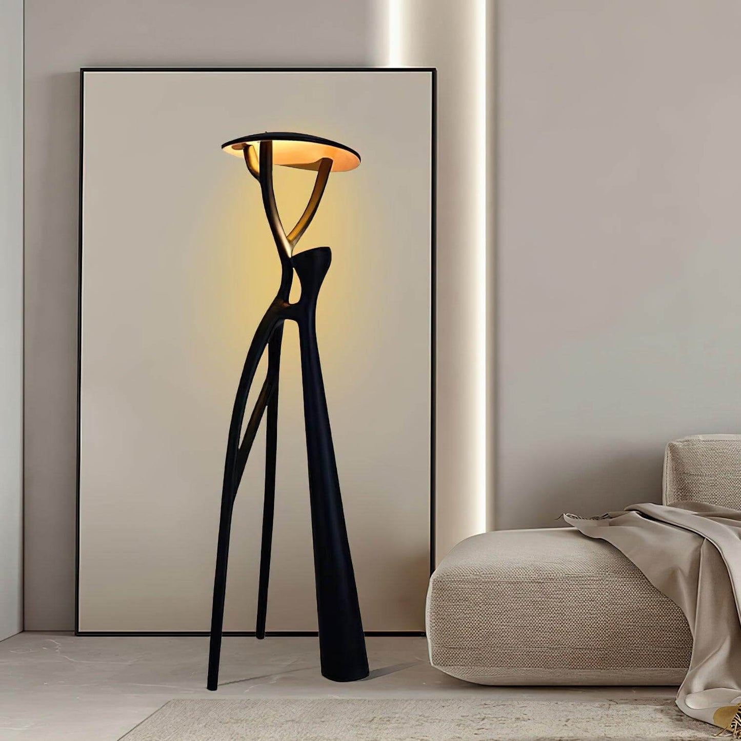 Nivaro Resin Floor Lamp