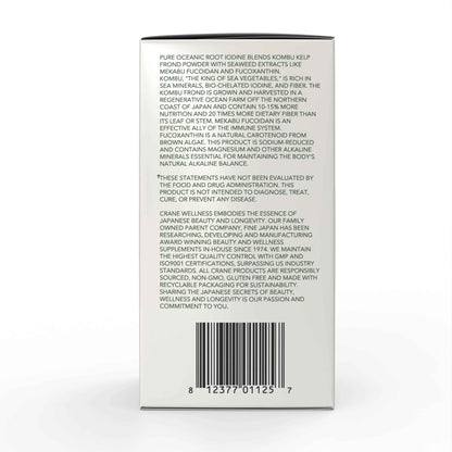 Pure Oceanic Root Iodine Kelp Root Tablets