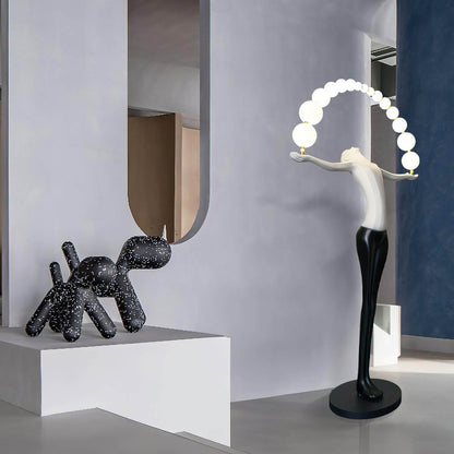 Olyvra Sculptural Floor Lamp
