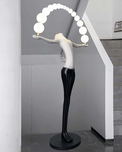 Olyvra Sculptural Floor Lamp