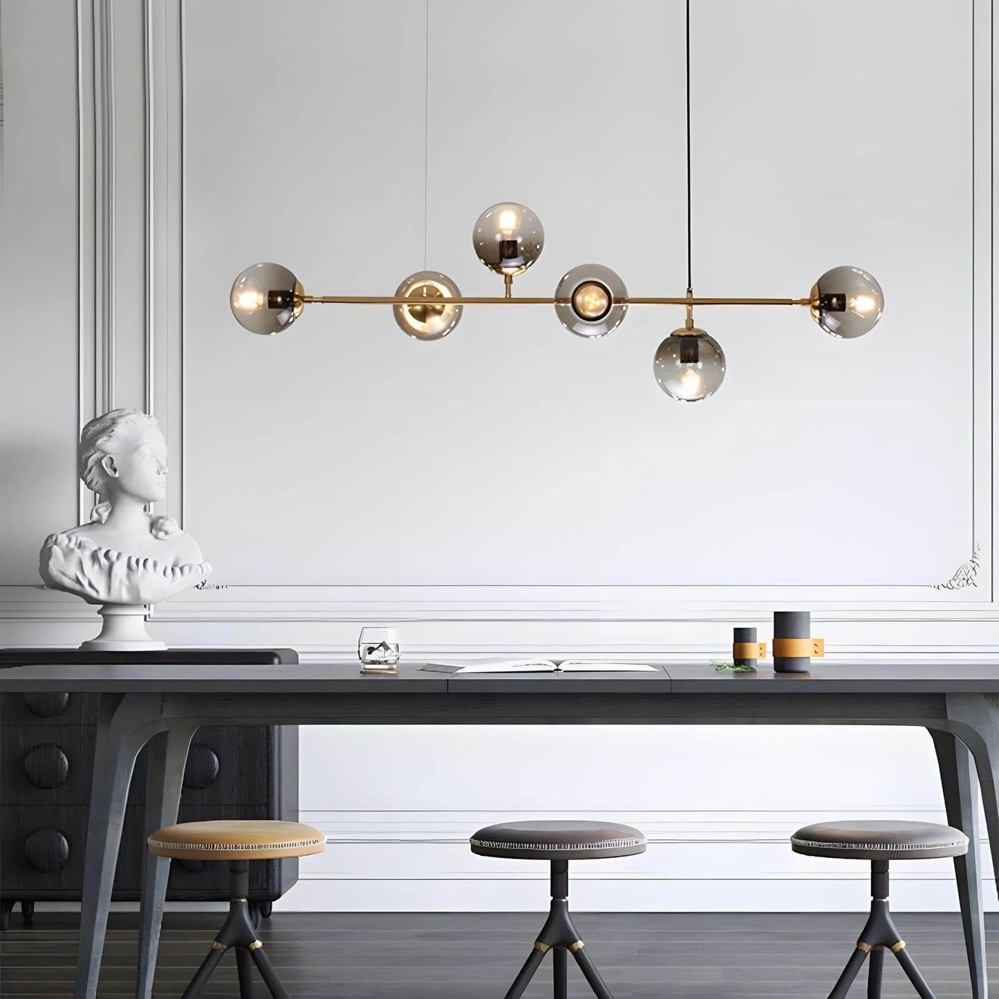 Orb Glass Chandelier