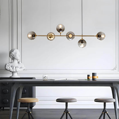 Orb Glass Chandelier