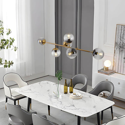 Orb Glass Chandelier