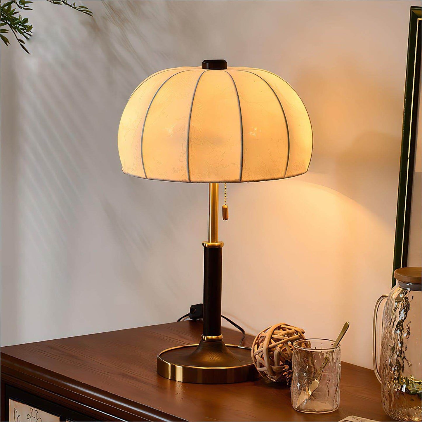 Orchid Fabric Table Lamp