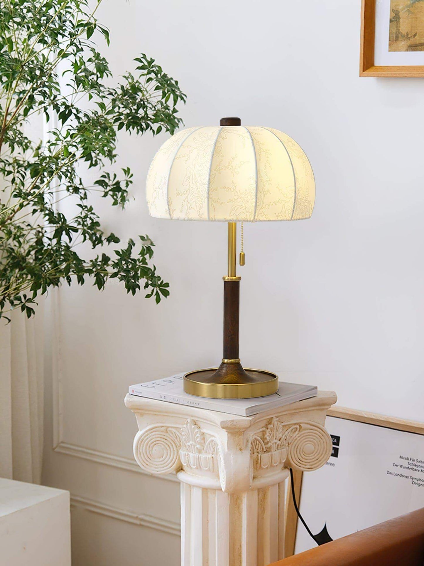 Orchid Fabric Table Lamp