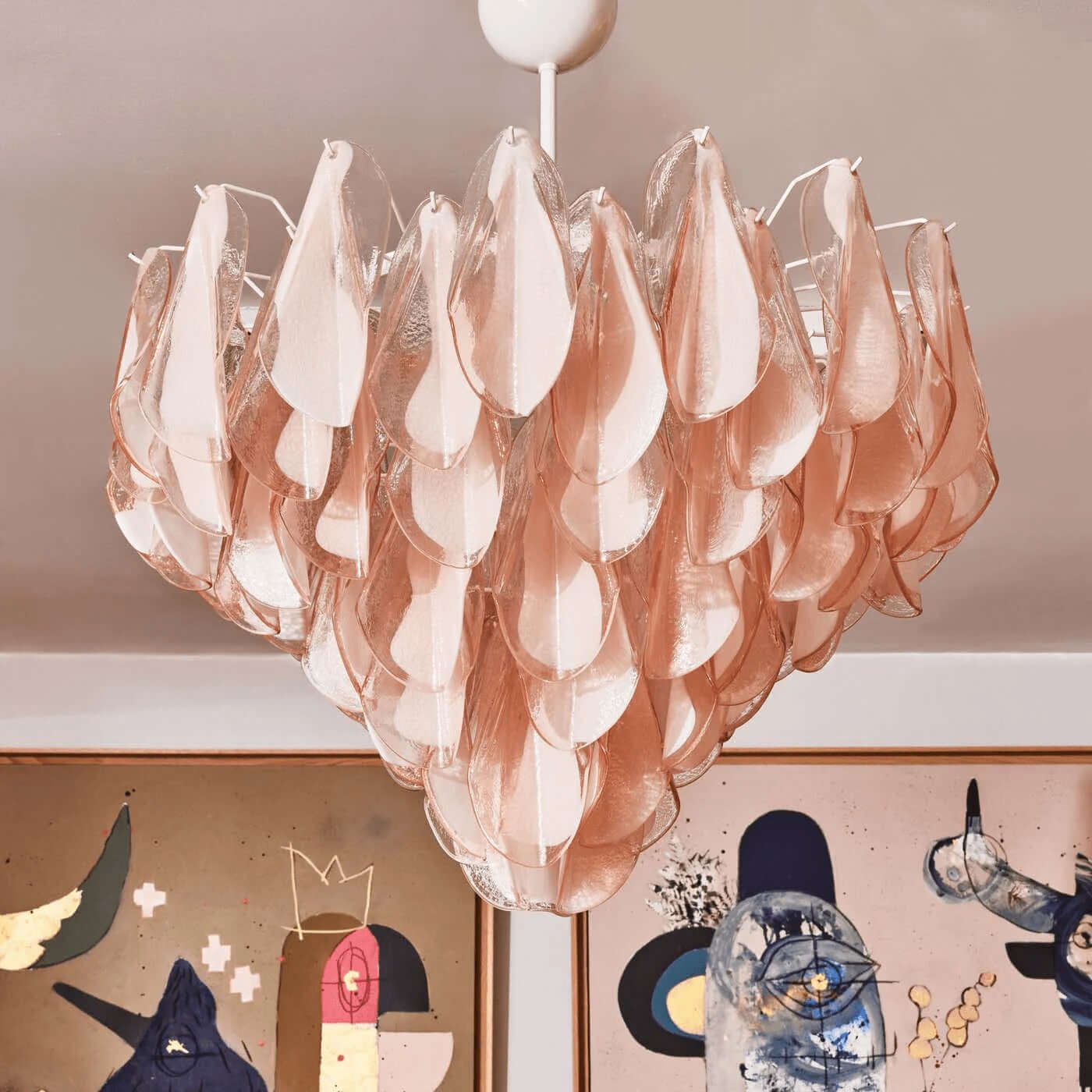 Orphia Pink Chandelier