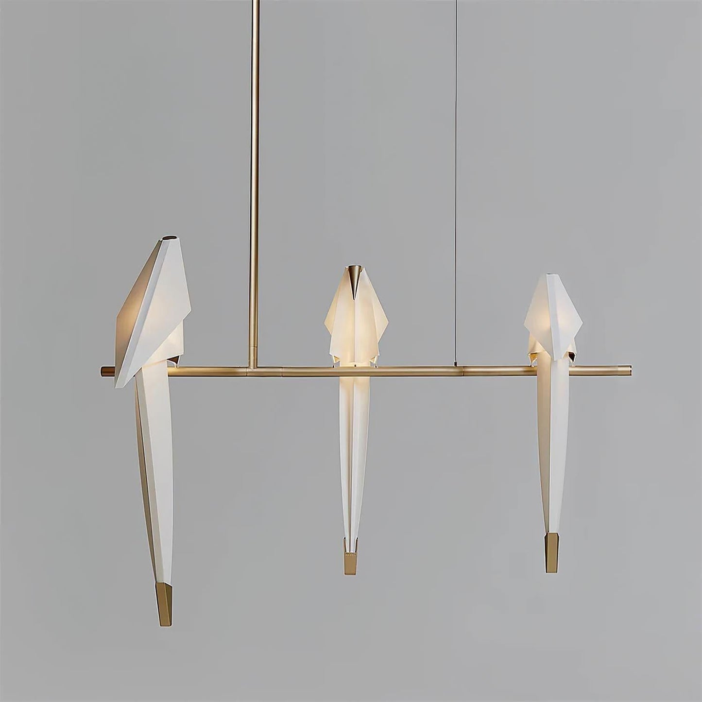 Paper Crane Chandelier