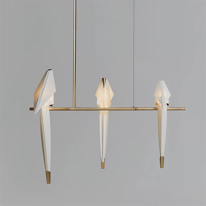 Paper Crane Chandelier