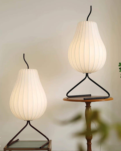 Pear Silk Floor Lamp