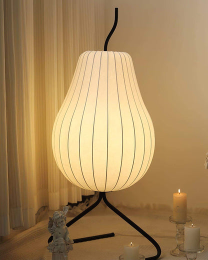 Pear Silk Floor Lamp