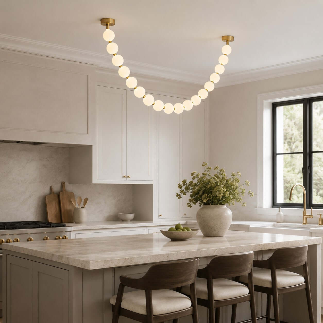 Pearl Necklace Combination Chandelier
