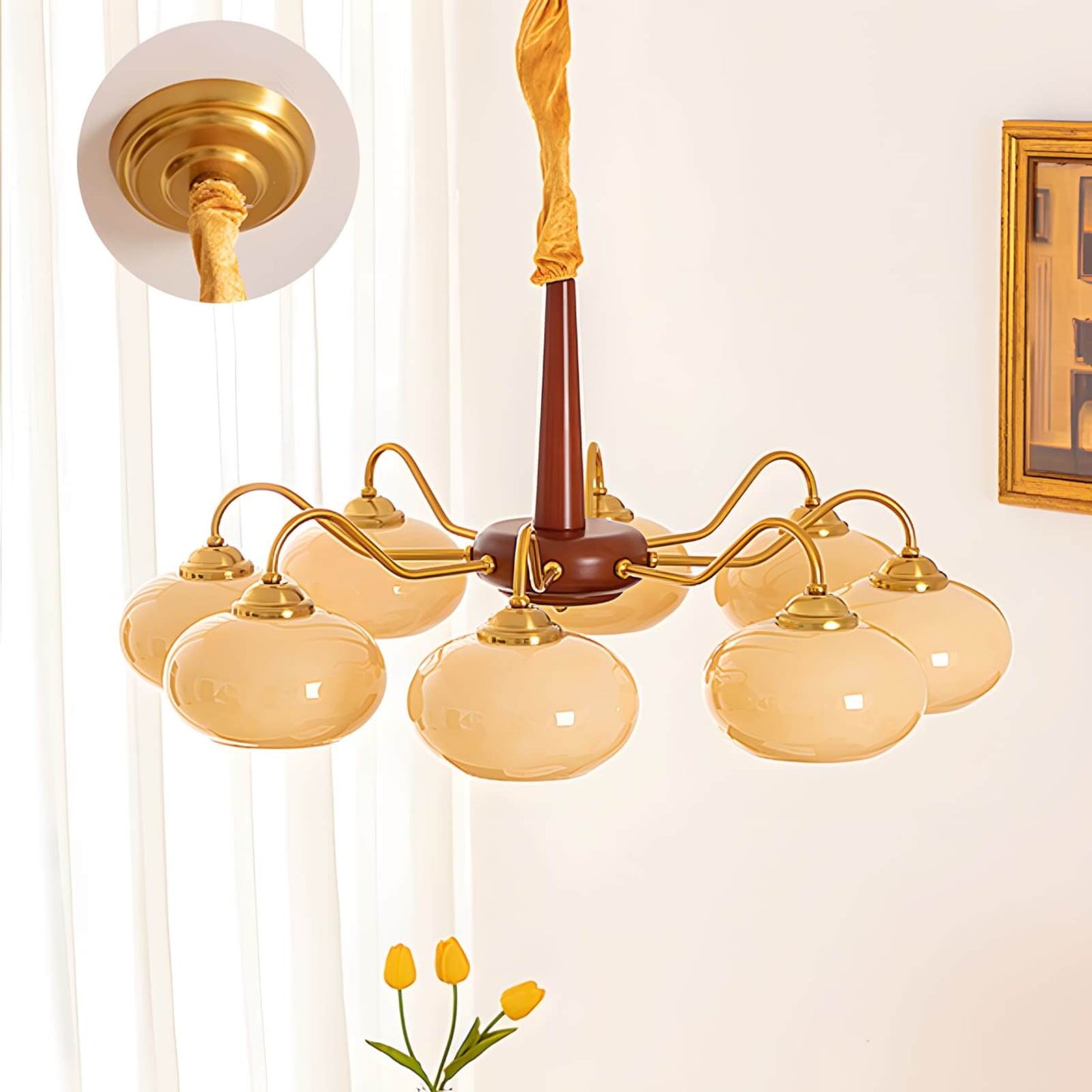 Persimmon Chandelier