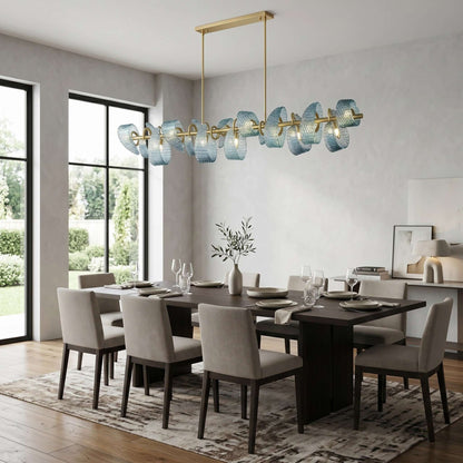 Petal Blue Chandelier