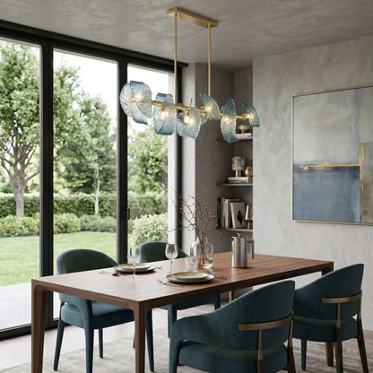 Petal Blue Chandelier