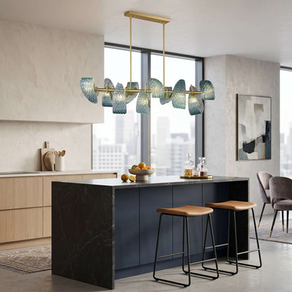 Petal Blue Chandelier