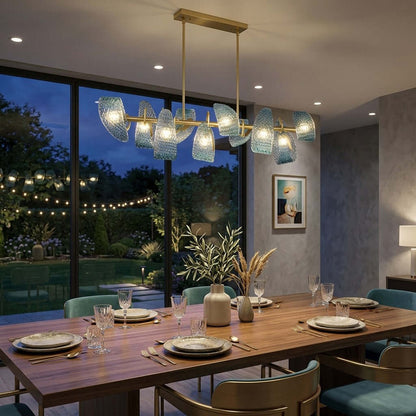 Petal Blue Chandelier