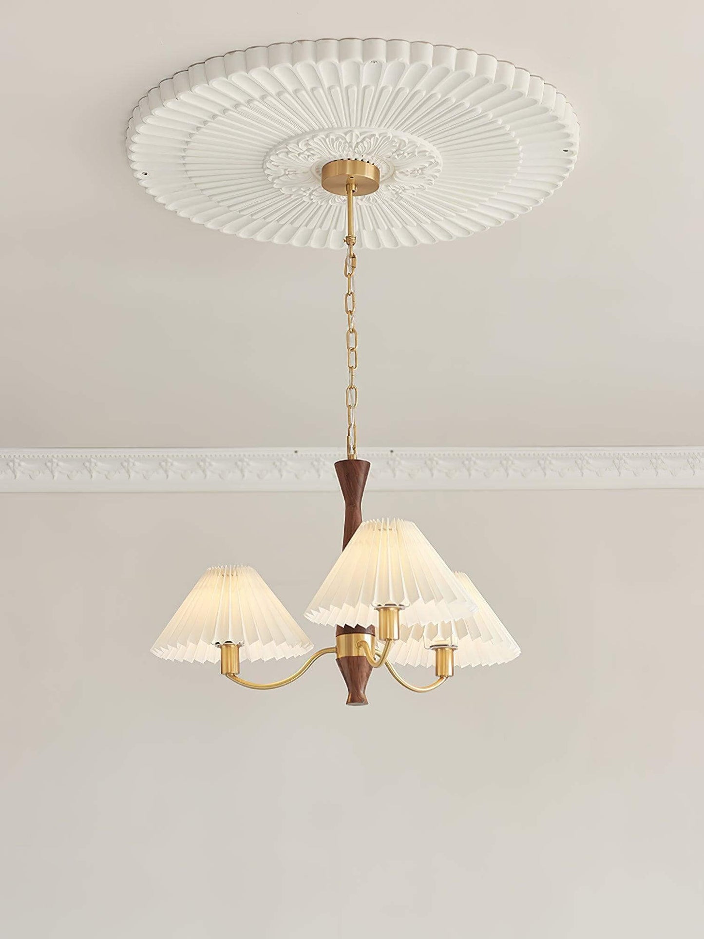 Pleated Chandelier