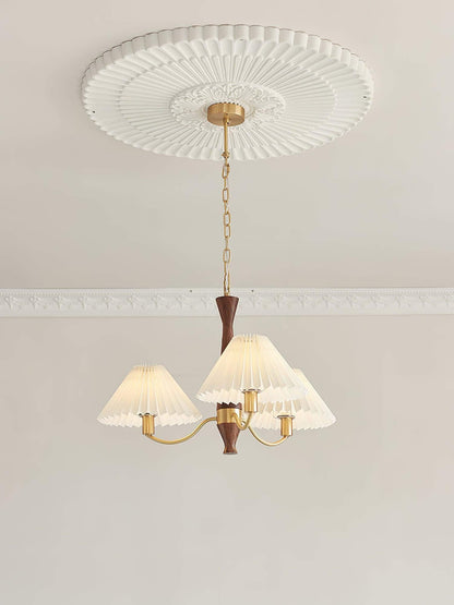 Pleated Chandelier