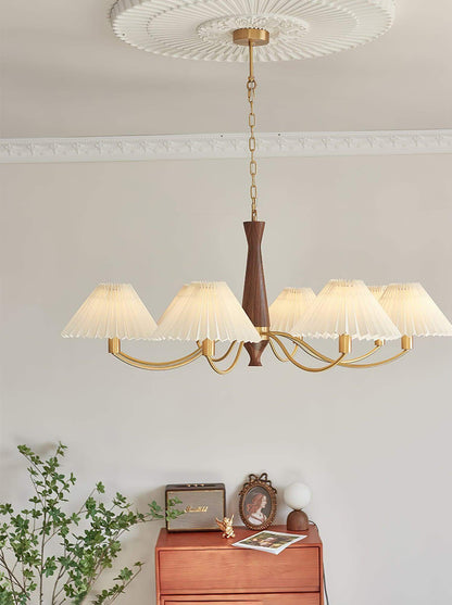 Pleated Chandelier