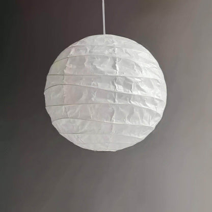 Rice Paper Round D Pendant Light