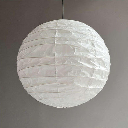 Rice Paper Round D Pendant Light