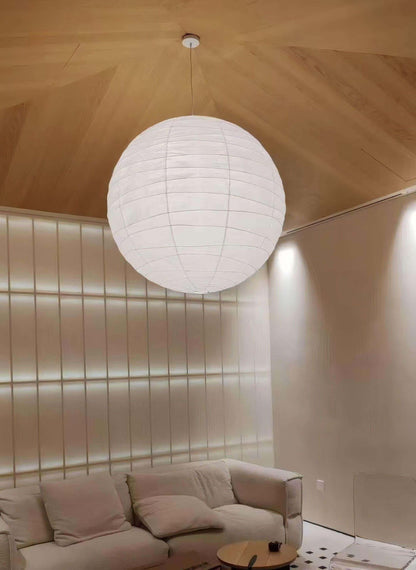 Rice Paper Round D Pendant Light