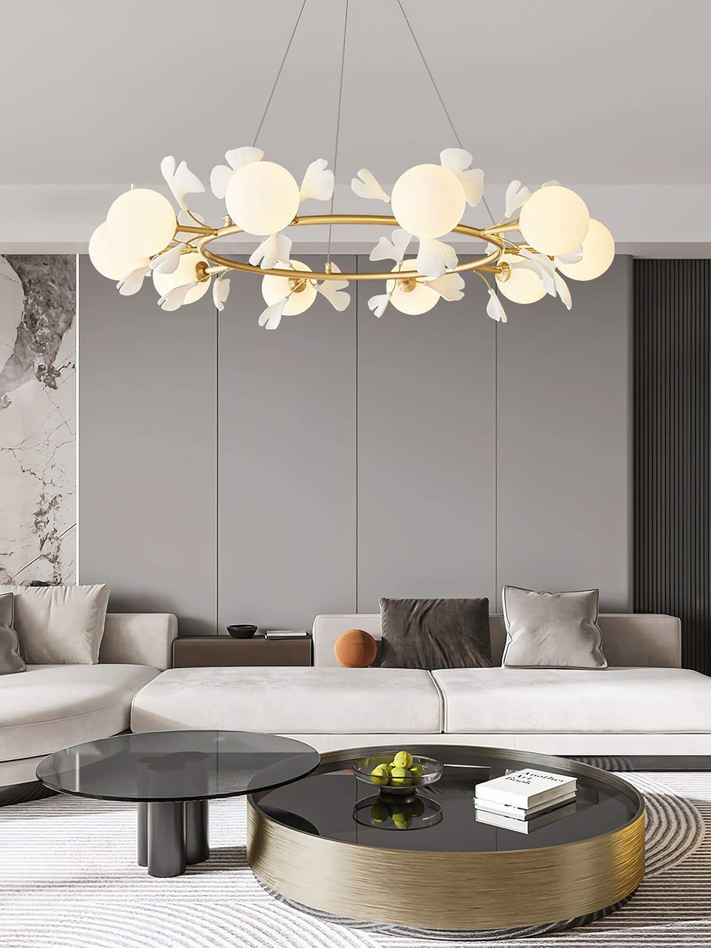 Rosalia Ginkgo Chandelier