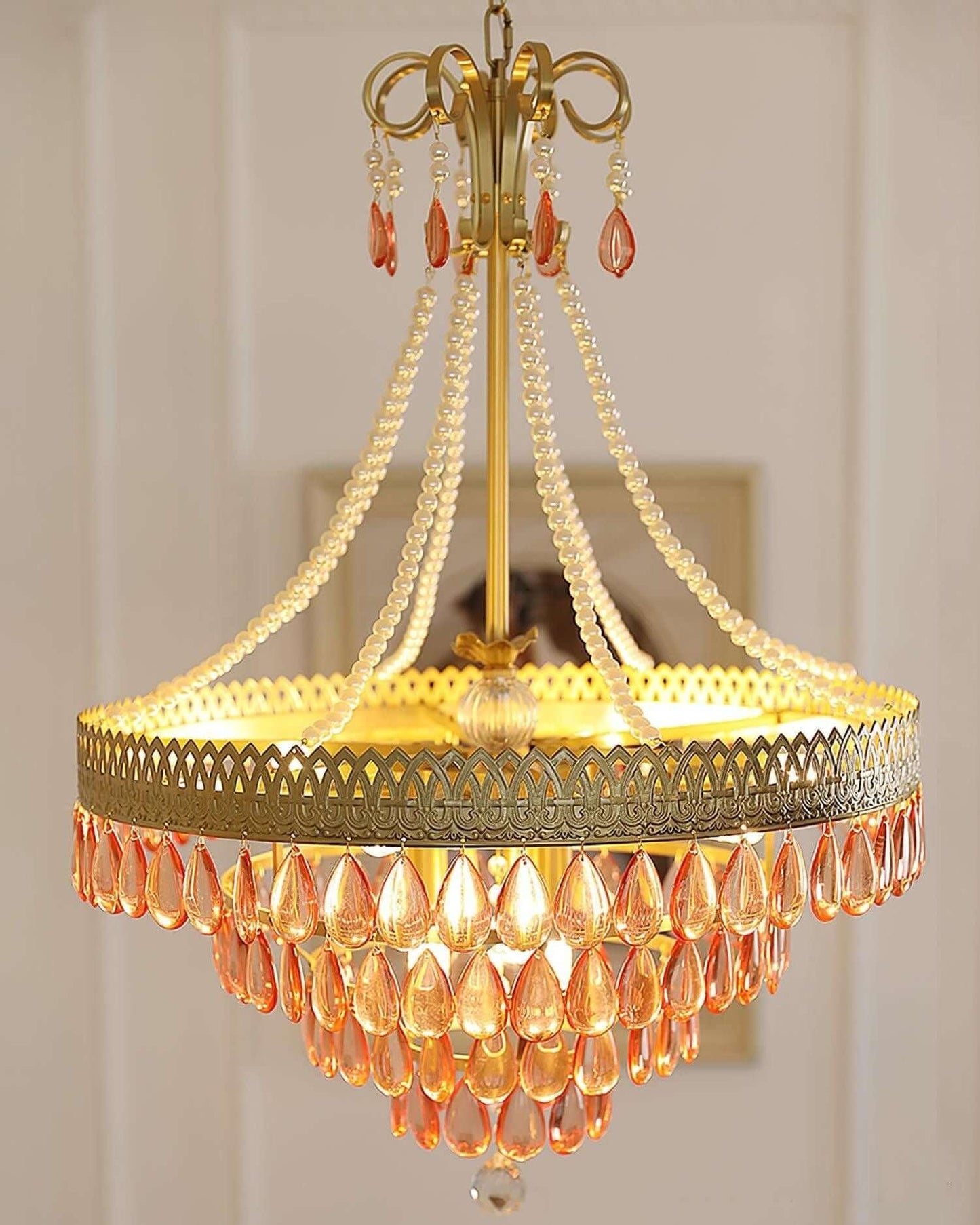 Ruby Chandelier