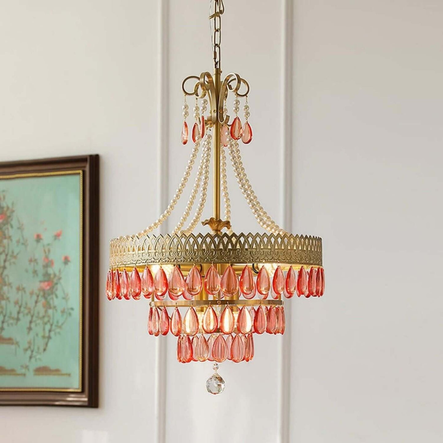Ruby Chandelier