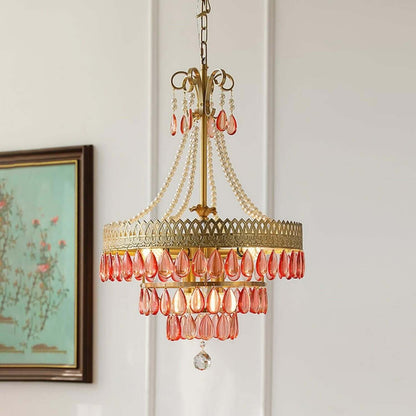 Ruby Chandelier