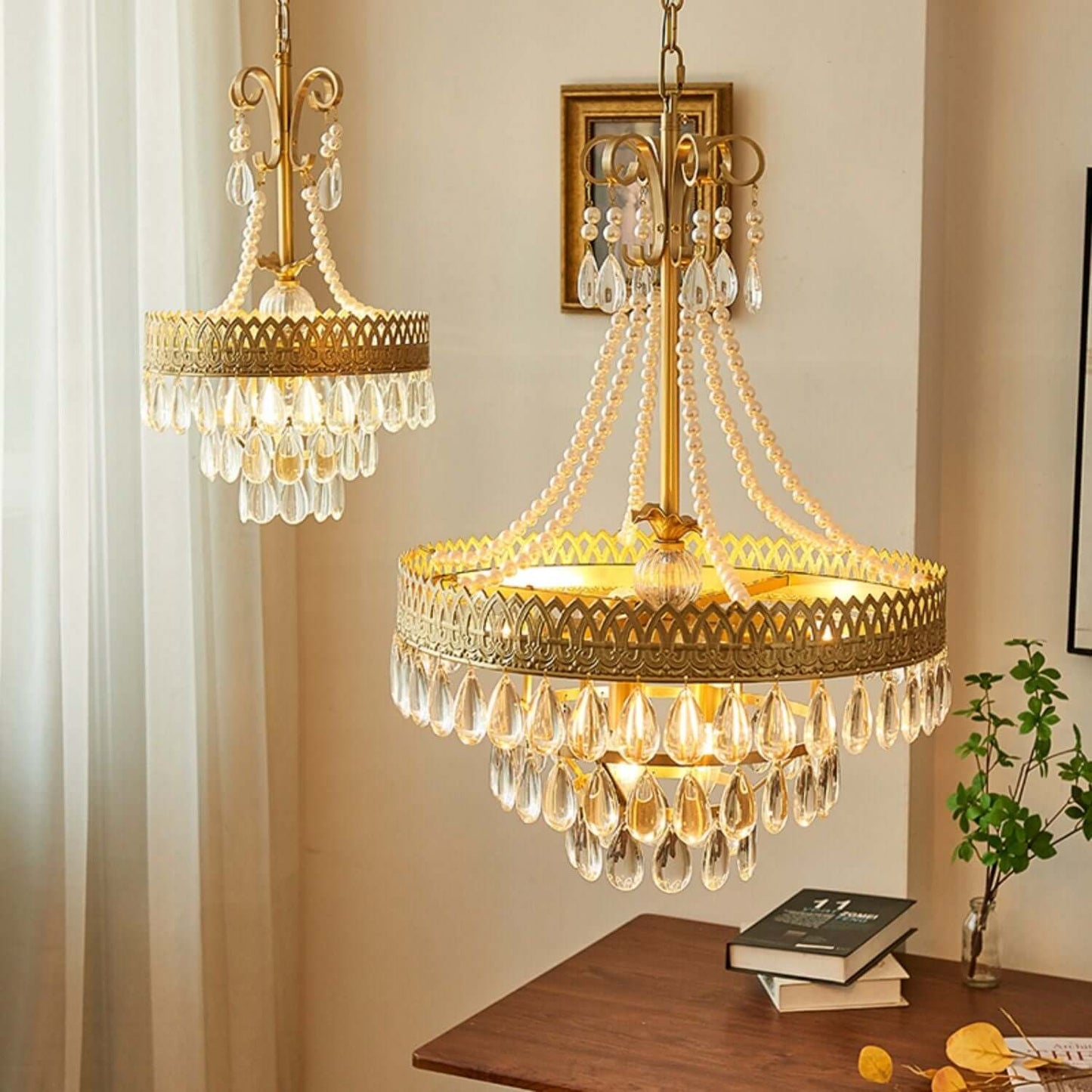 Ruby Chandelier