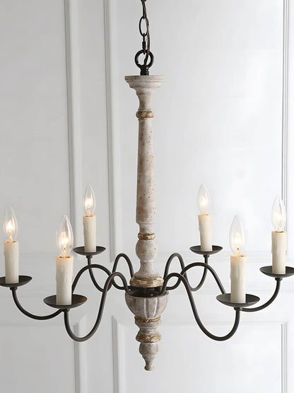 Rustic Candlestick Chandelier