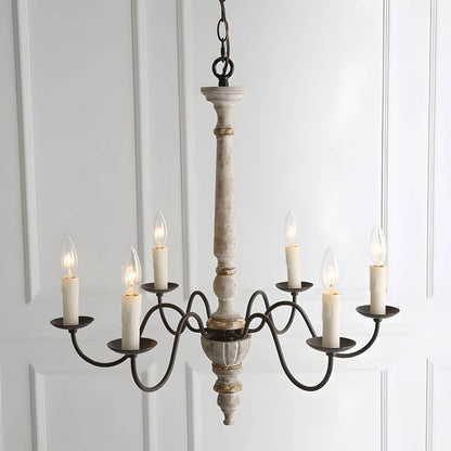 Rustic Candlestick Chandelier