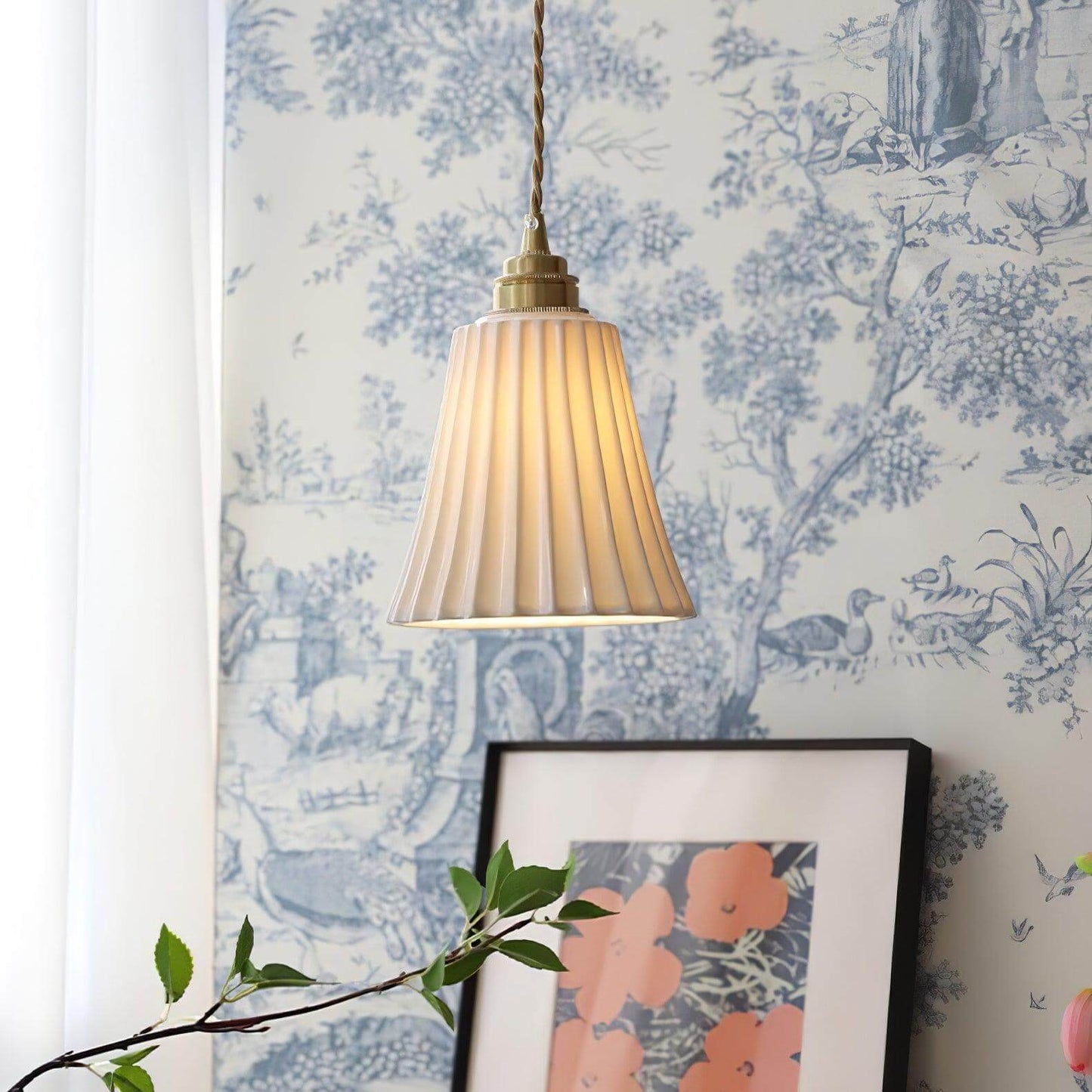 Trumpet Ceramic Pendant Light