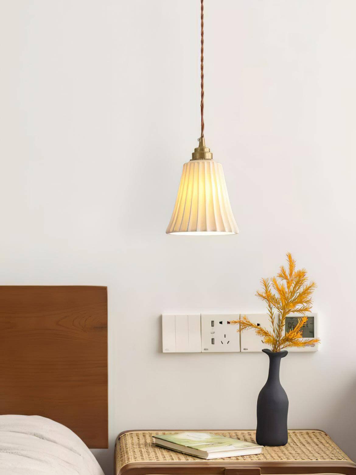 Trumpet Ceramic Pendant Light