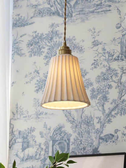 Trumpet Ceramic Pendant Light