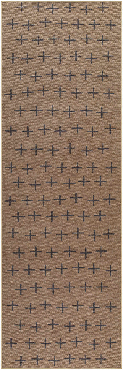Haimi Black Washable Jutely Rug - Clearance