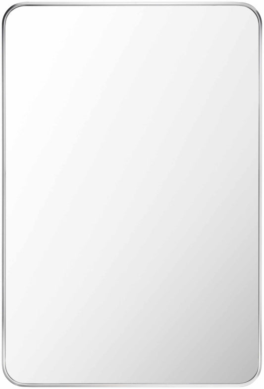 Sustinente Silver Gray Carved Mirror