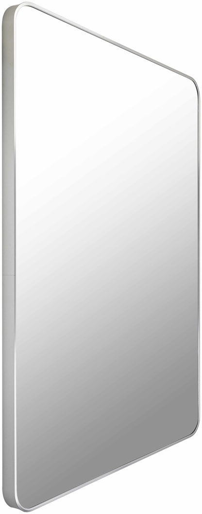 Sustinente Silver Gray Carved Mirror