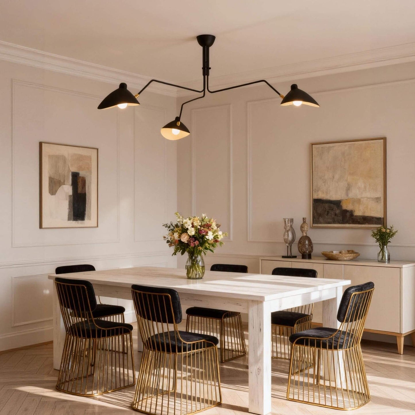 Serge Mouille Ceiling Light