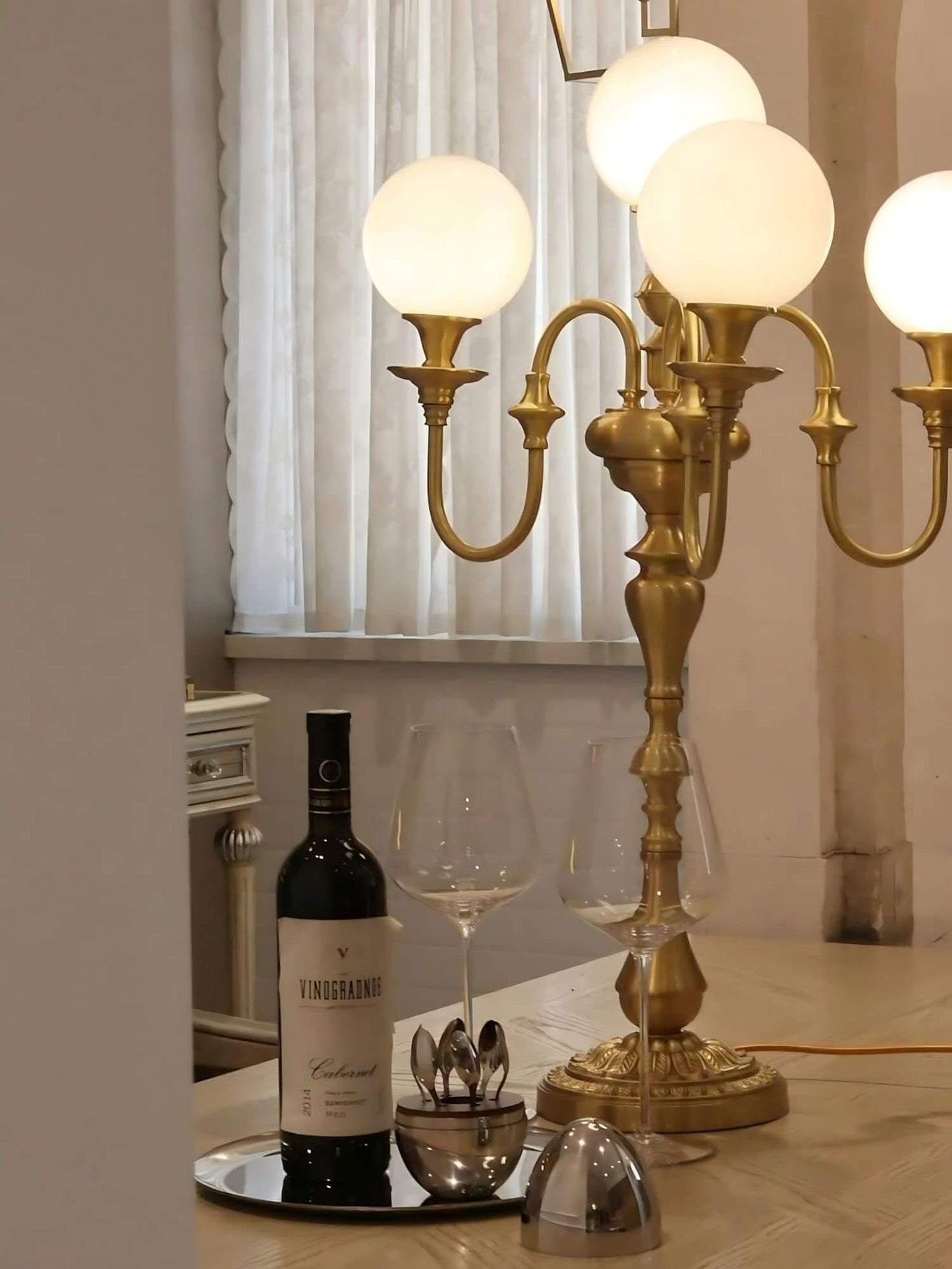 Solora Brass Table Light