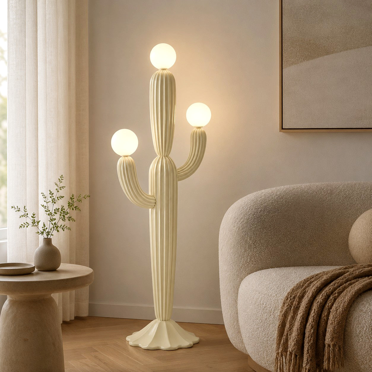 Standing Cactus Floor Lamp