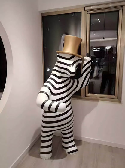 Striped Bear Sculptural