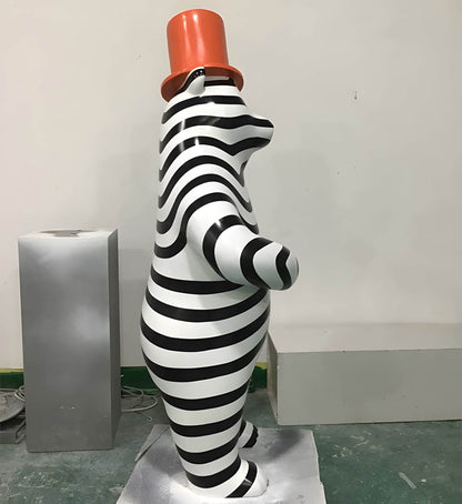 Striped Bear Sculptural
