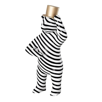 Striped Bear Sculptural